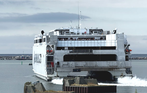 Prom z Rønne do Køge